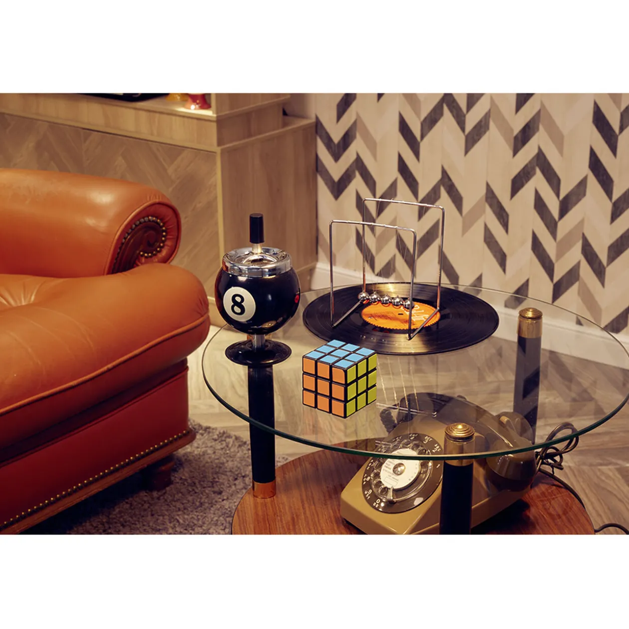 Cendrier boule de billard