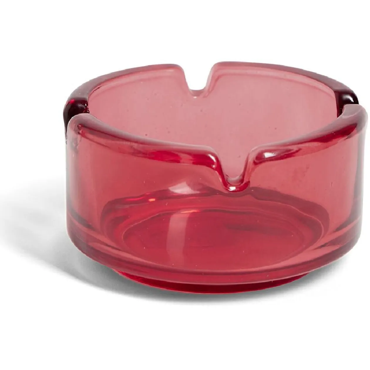 Cendrier en verre Ø7,2xH3,6cm - 6 modèles