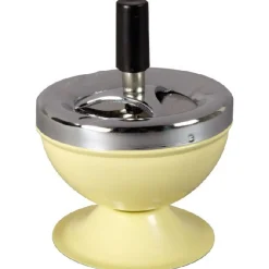 Cendrier poussoir beige