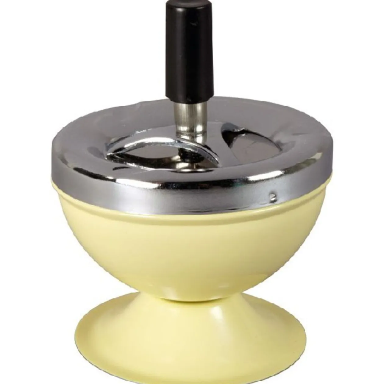 Cendrier poussoir beige