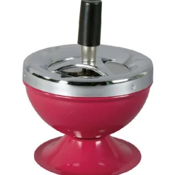 Cendrier poussoir rose fuchsia