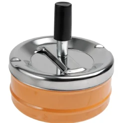 Cendrier poussoir rotatif