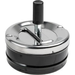 Cendrier poussoir rotatif