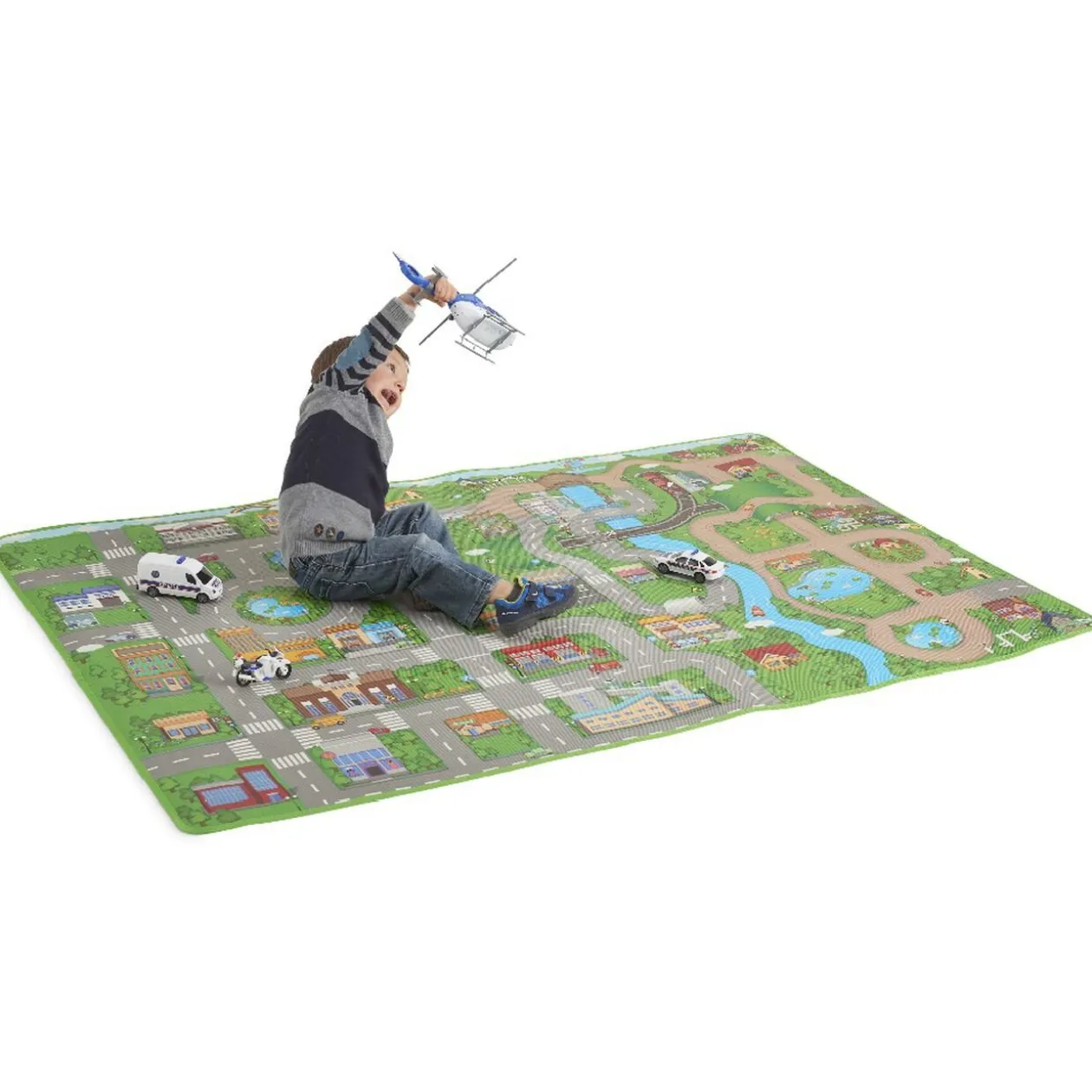 Centre de secours 4 véhicules Police