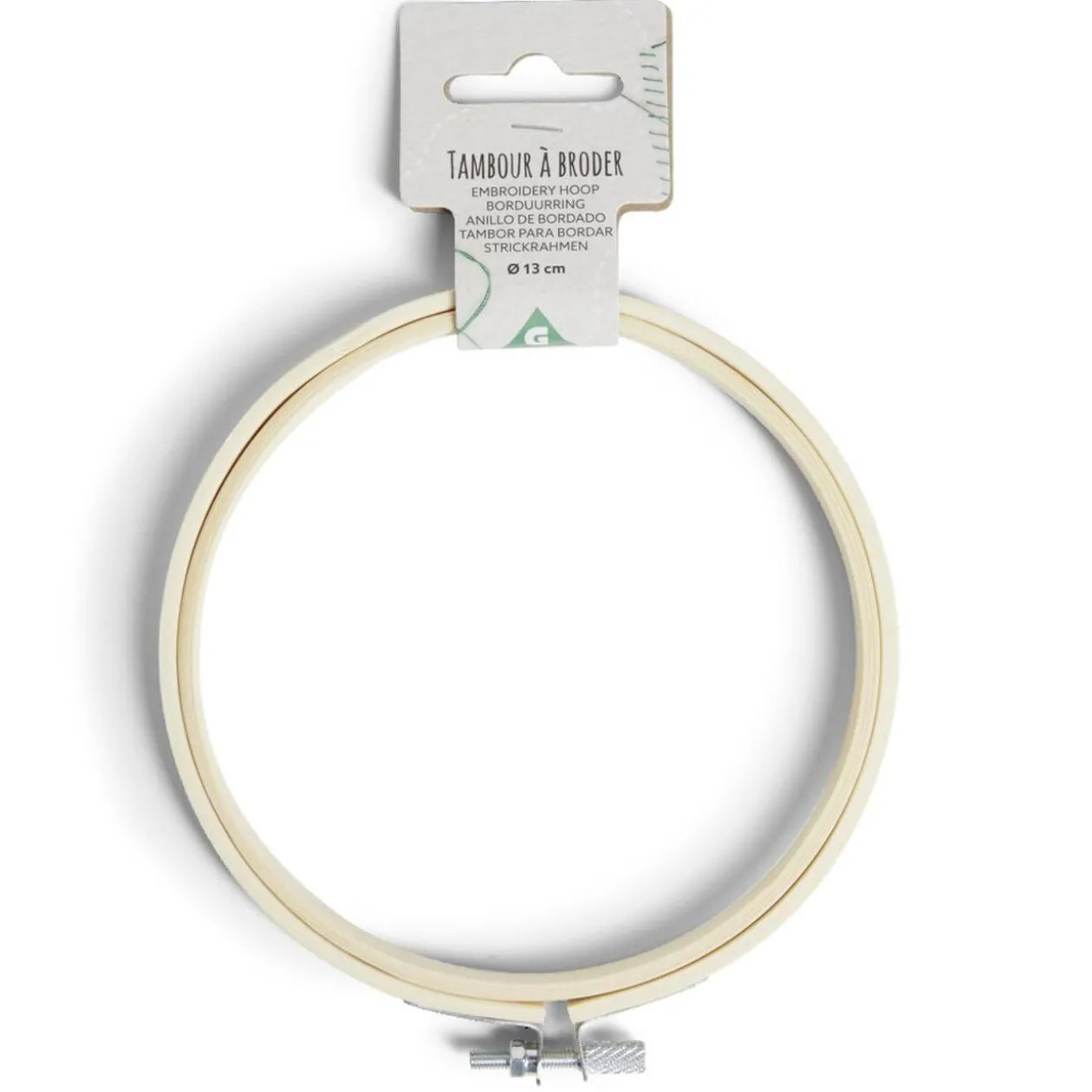 Cercle à broderie en bambou Ø13cm