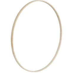 Cercle en bois pour couronne de Noël Ø30cm