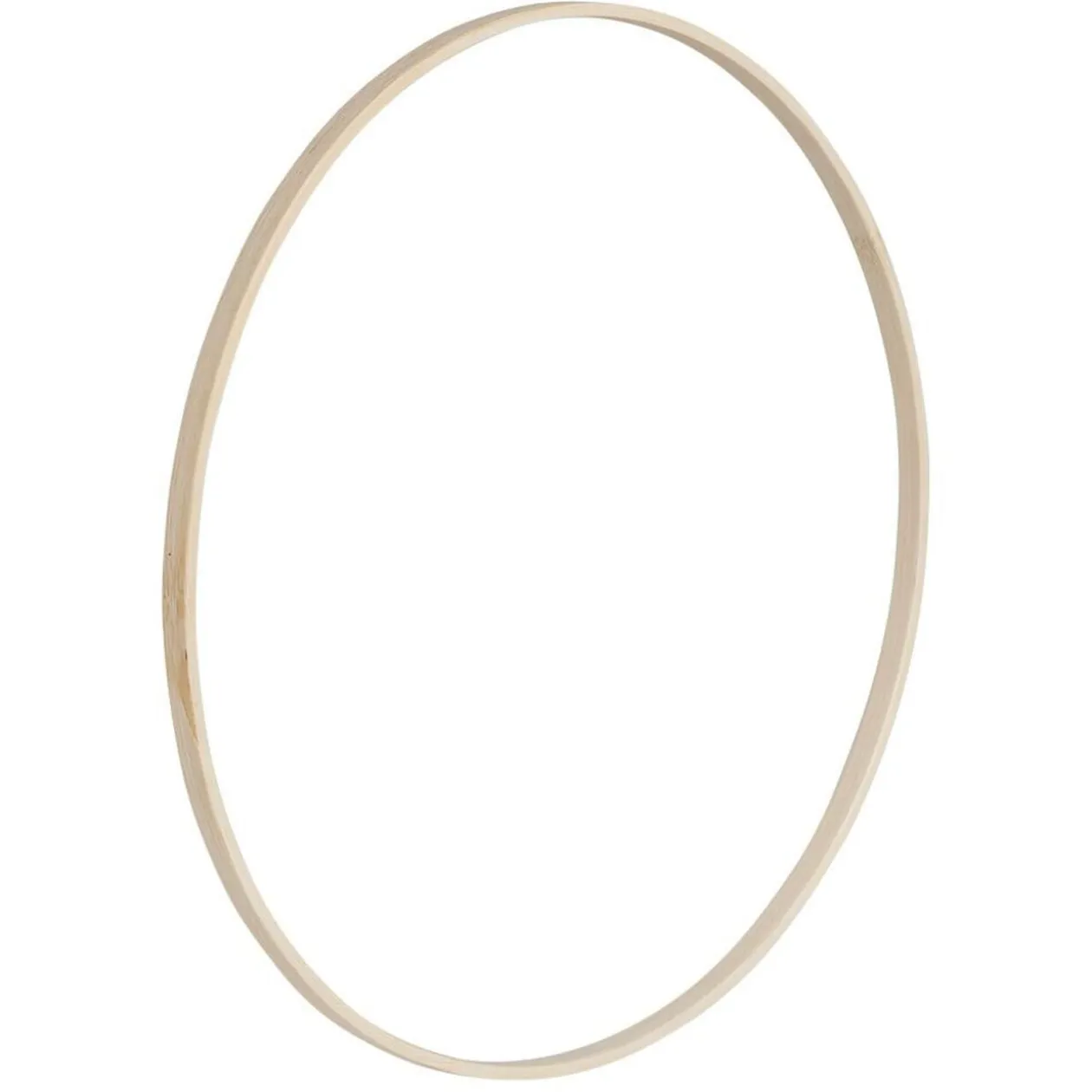 Cercle en bois pour couronne de Noël Ø30cm