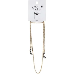 Chaine de lunettes dorée