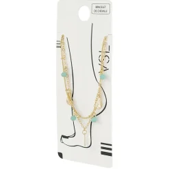 Chaîne de cheville 2 rangs