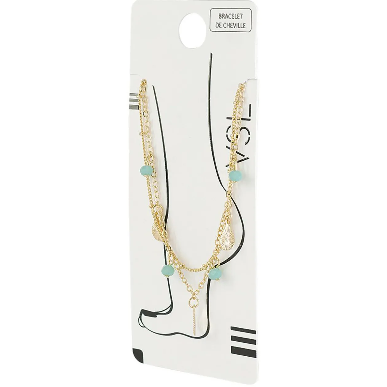 Chaîne de cheville 2 rangs