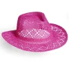 Chapeau de cowboy 56-58cm rose ou beige