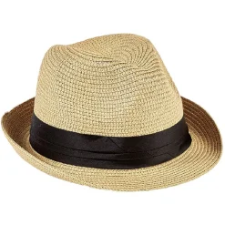 Chapeau de paille avec ruban
