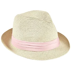 Chapeau de paille avec ruban
