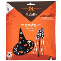 Chapeau de sorcière et baguette magique à créer Halloween