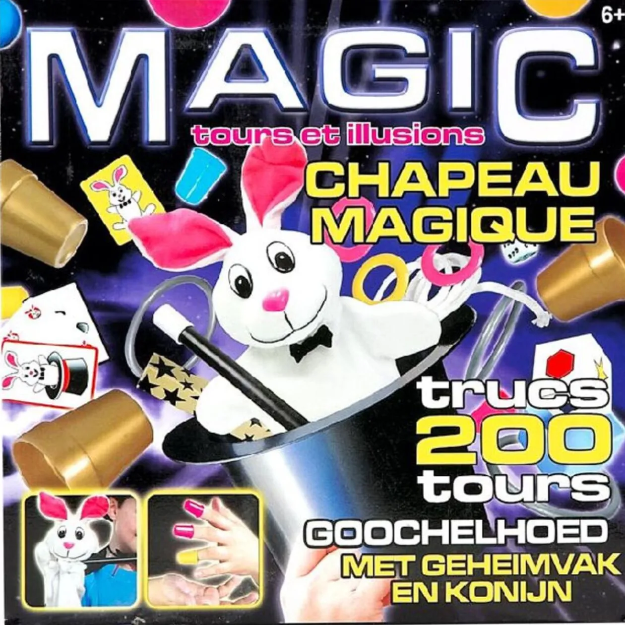 Chapeau magicien et accessoires