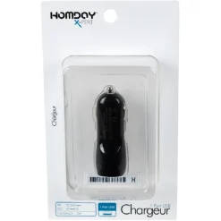 Chargeur allume cigare simple 1 port USB Homday X-Pert