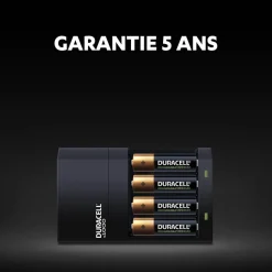 Chargeur pour 4 piles Duracell AA/AAA 4H