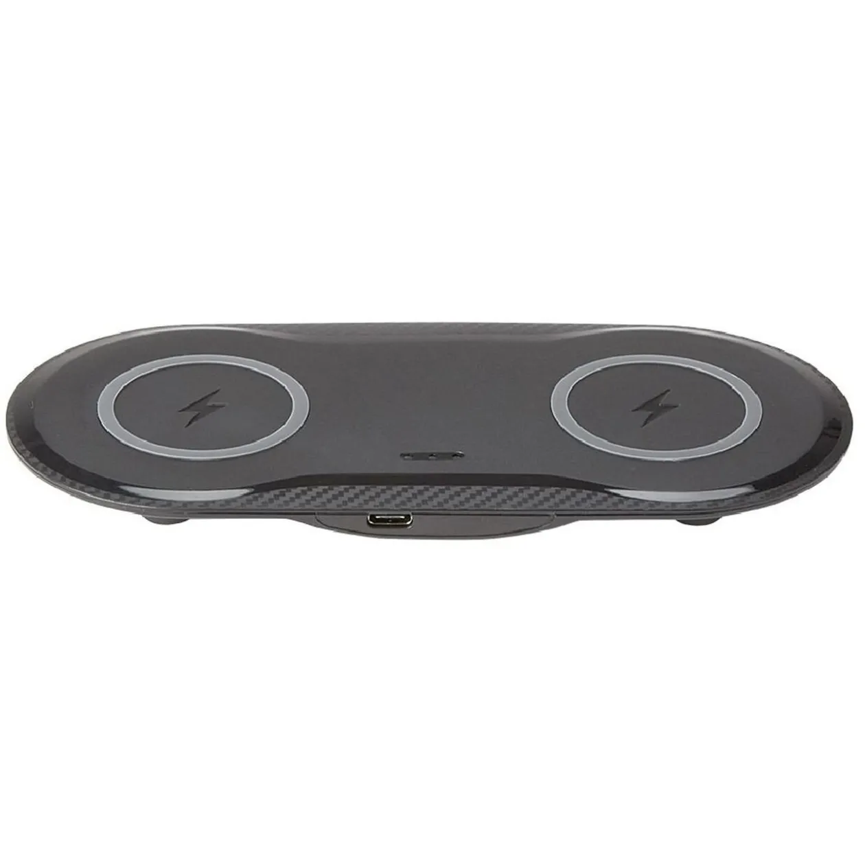 Chargeur sans fil double noir