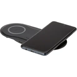 Chargeur sans fil double noir