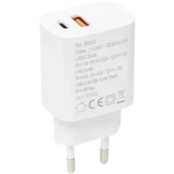Chargeur USBC USB blanc