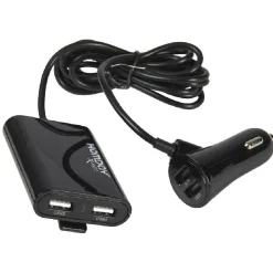 Chargeur voiture double allume cigare 4 USB