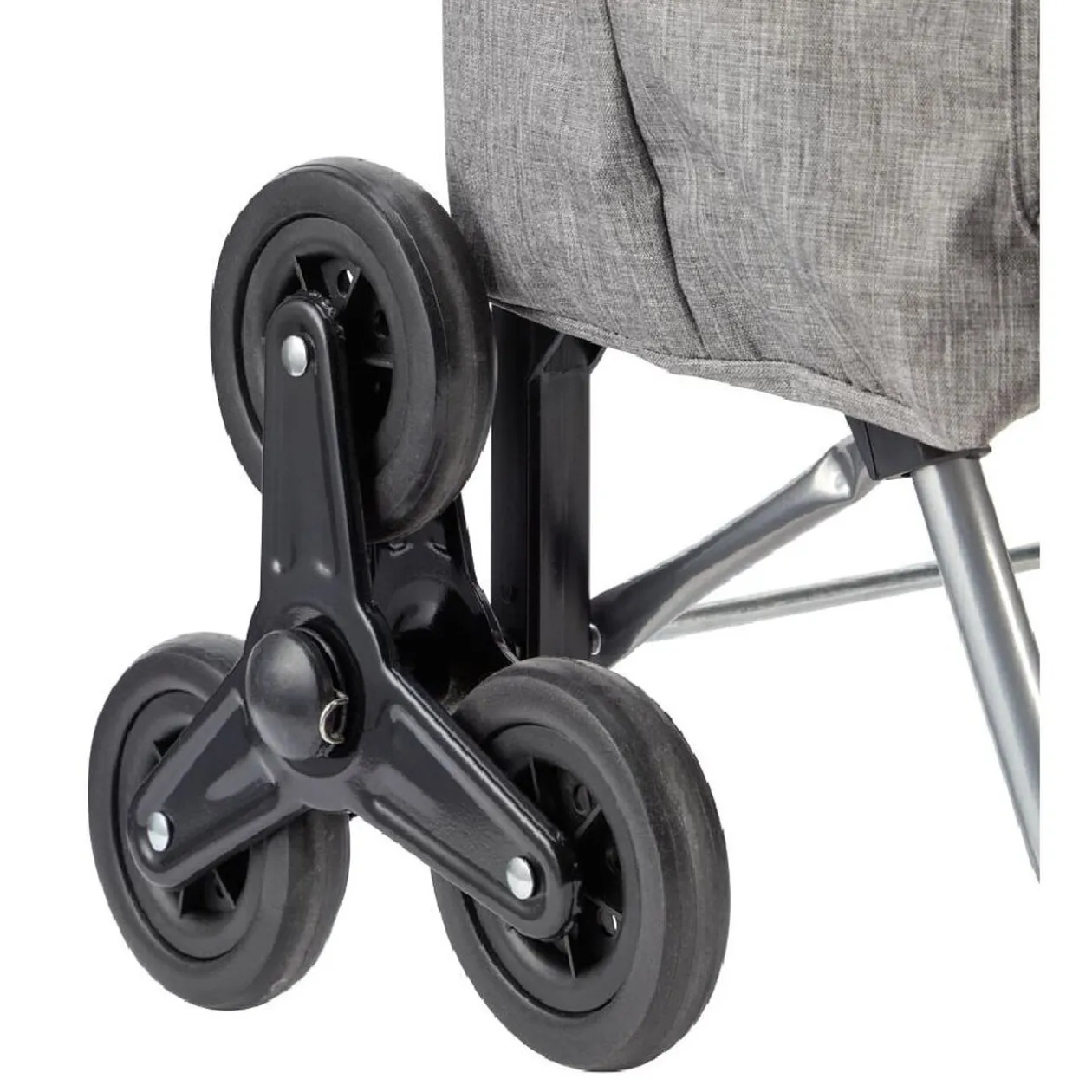 Chariot de course 3 roues avec poche isotherme