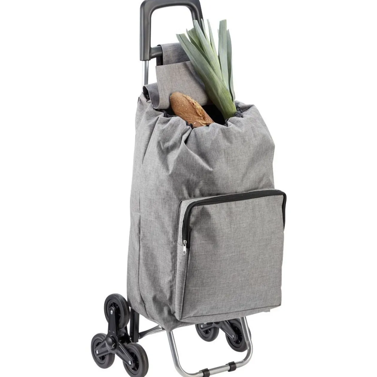 Chariot de course 3 roues avec poche isotherme