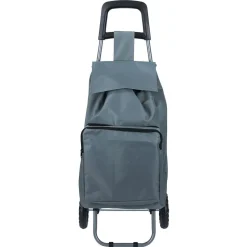 Chariot de course avec poche fraîcheur et 6 roues - 35xH.95cm