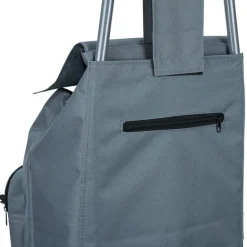 Chariot de course avec poche fraîcheur et 6 roues - 35xH.95cm