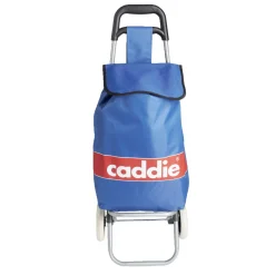 Chariot de course bleu 33x28xH86cm