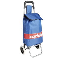 Chariot de course bleu 33x28xH86cm