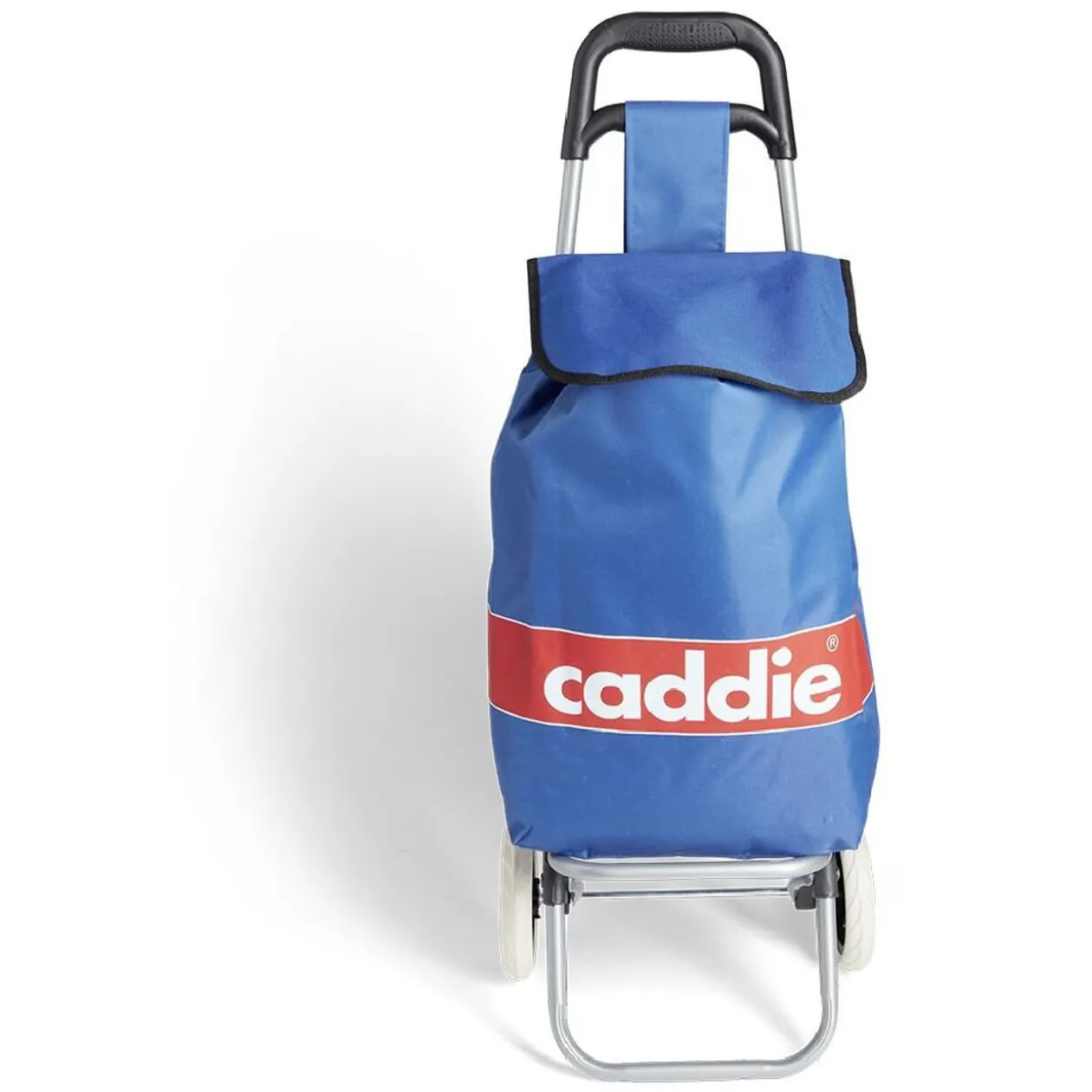 Chariot de course bleu 33x28xH86cm