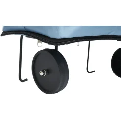 Chariot de course cabas 2-en-1 bleu