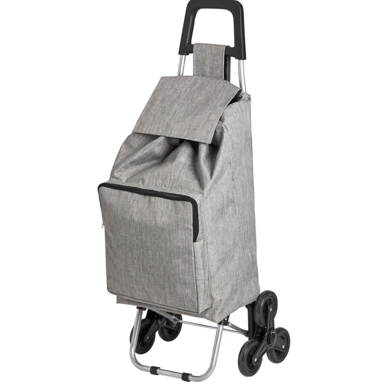 Chariot de course isotherme à roulette gris