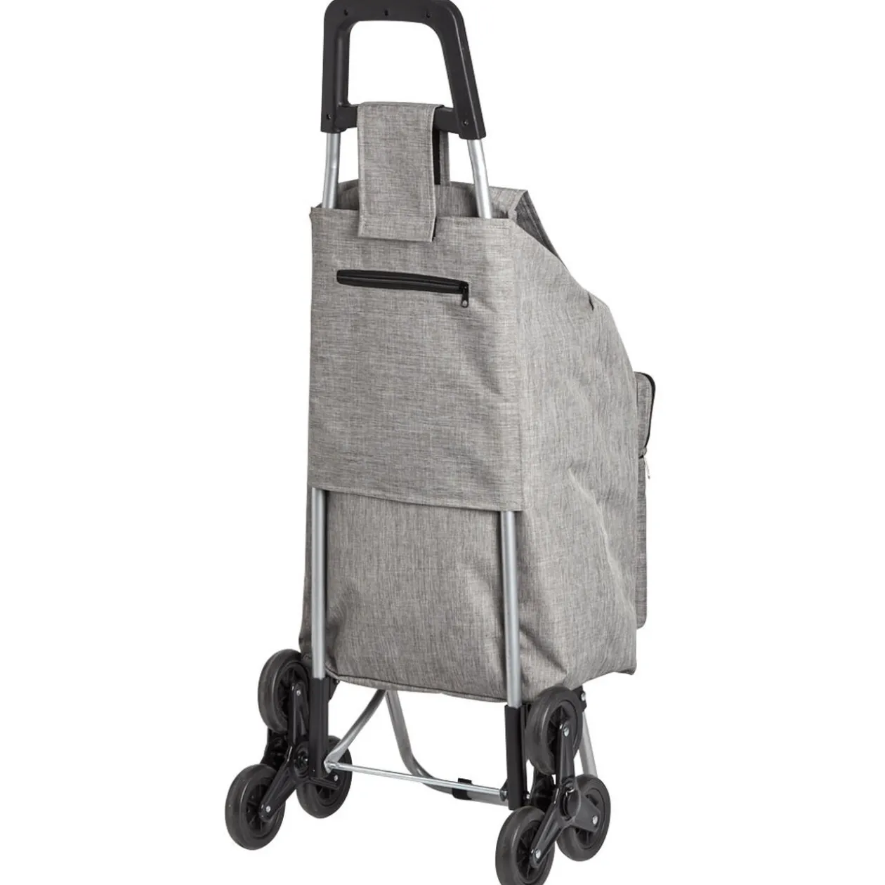 Chariot de course isotherme à roulette gris