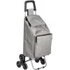 Chariot de course isotherme à roulette gris