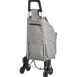 Chariot de course isotherme à roulette gris