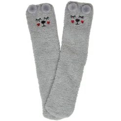 Chaussette doudou suspension cadeau ours
