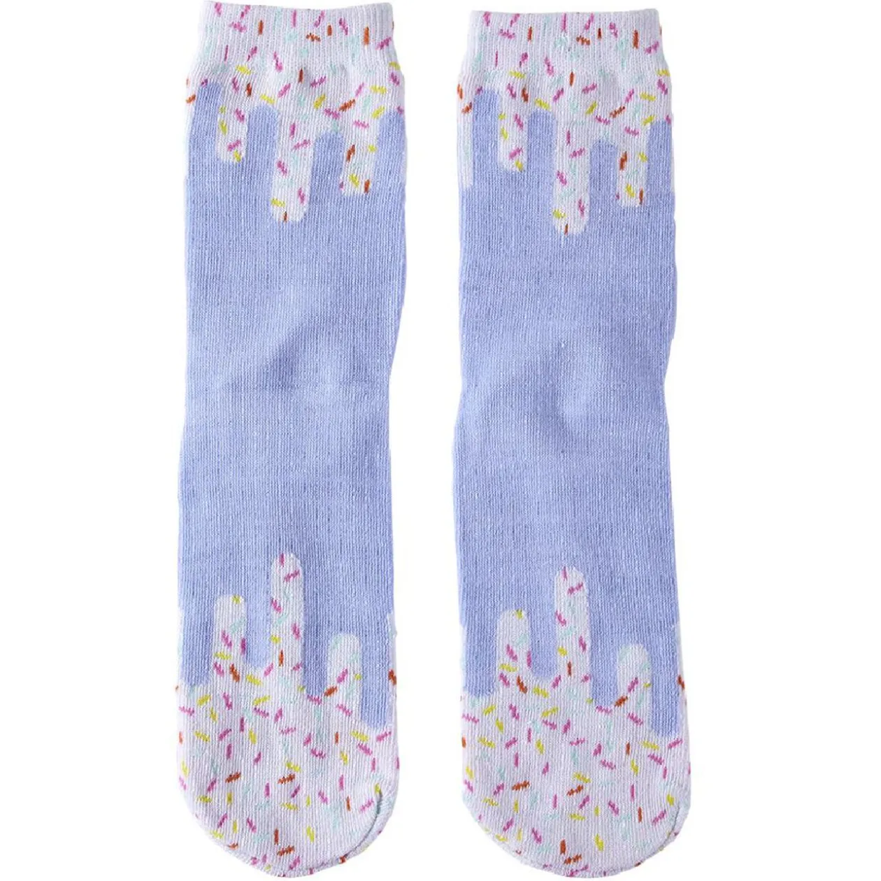 Chaussette fantaisie bleu