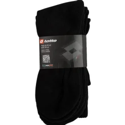 Chaussette Lotto polyester noir x3