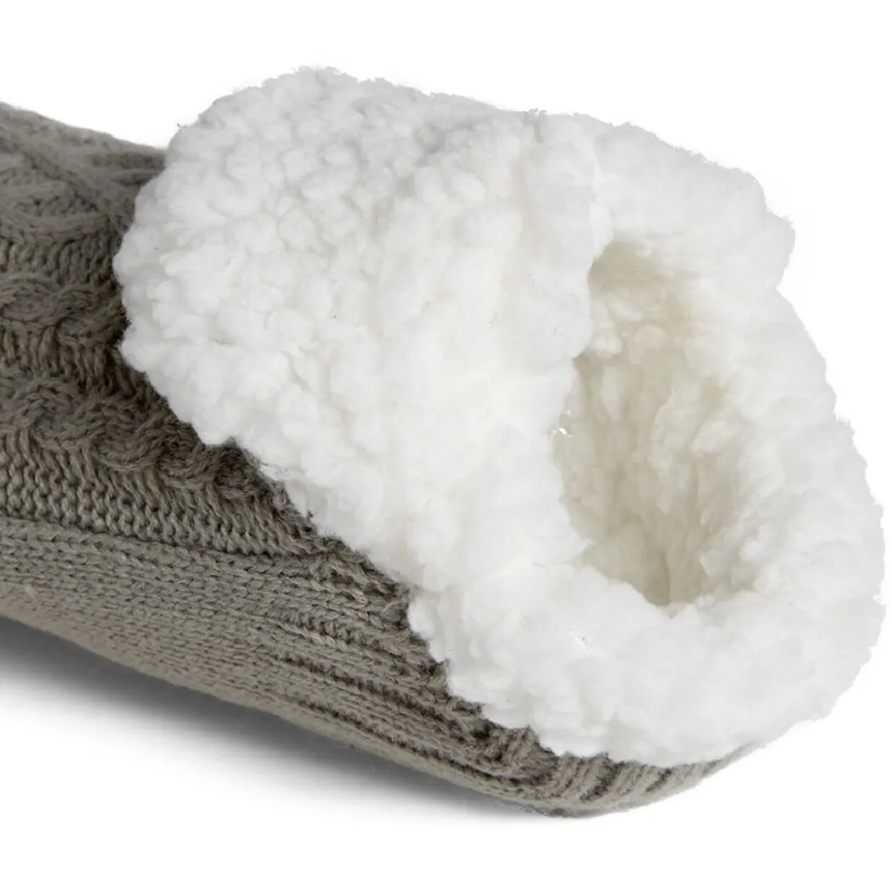 Chaussettes anti-dérapantes grises - Taille unique