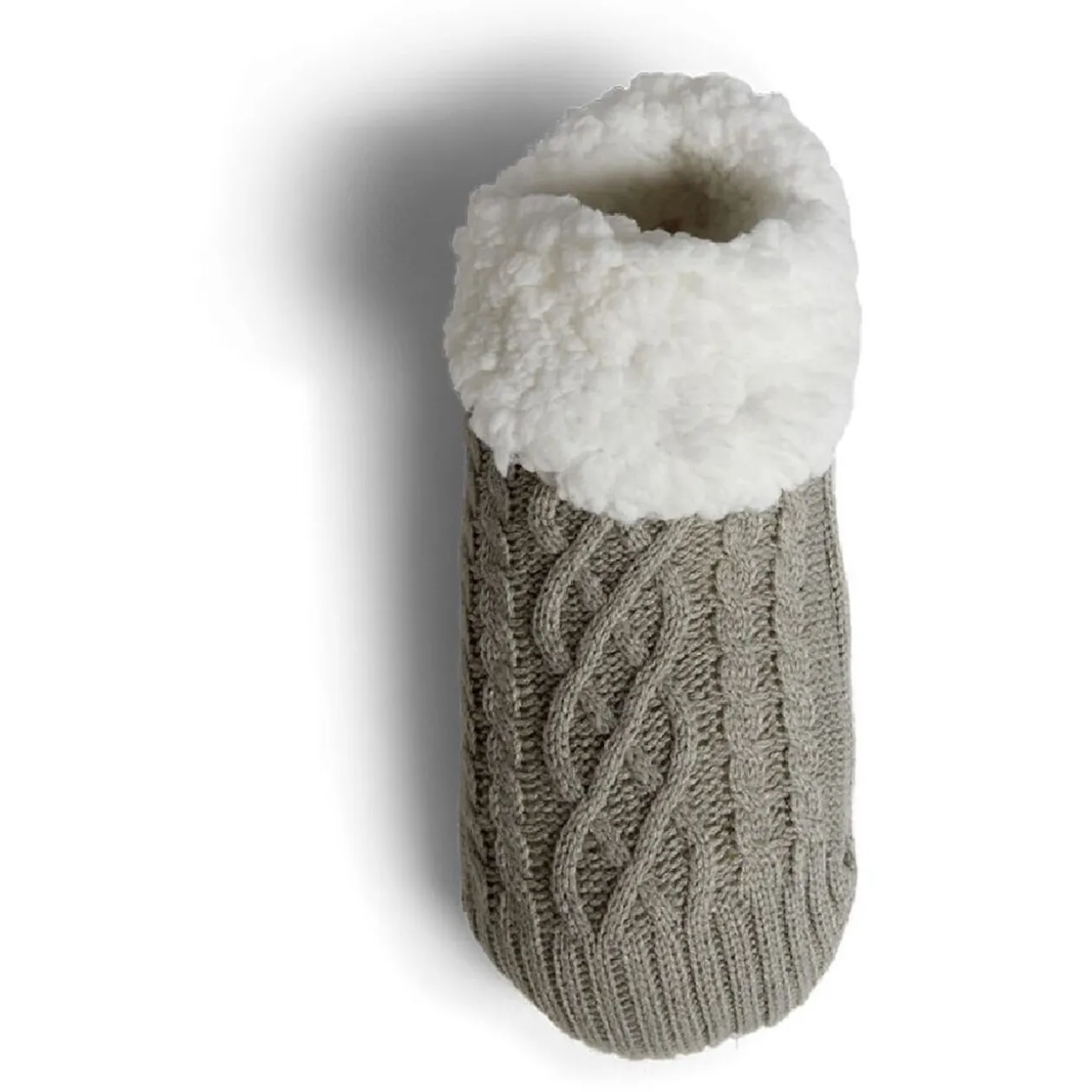 Chaussettes anti-dérapantes grises - Taille unique