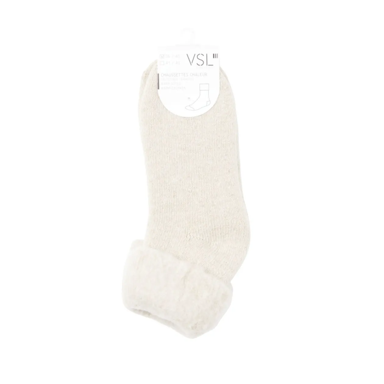 Chaussettes chaudes femme polyester et spandex 36/40