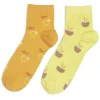 Chaussettes dépareillées motif ananas/noix de coco - T41/45