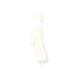 Chaussettes hautes style tricot femme grises ou blanches