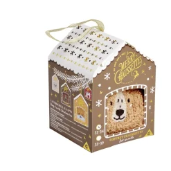 Chaussettes ours mixte marron - Taille unique