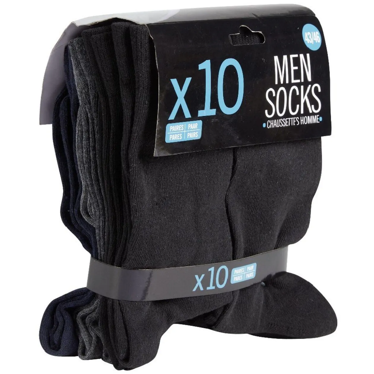 Chaussettes pour hommes x10