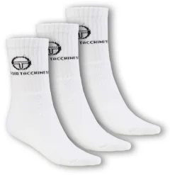 Chaussettes x3 Sergio Tacchini blanches