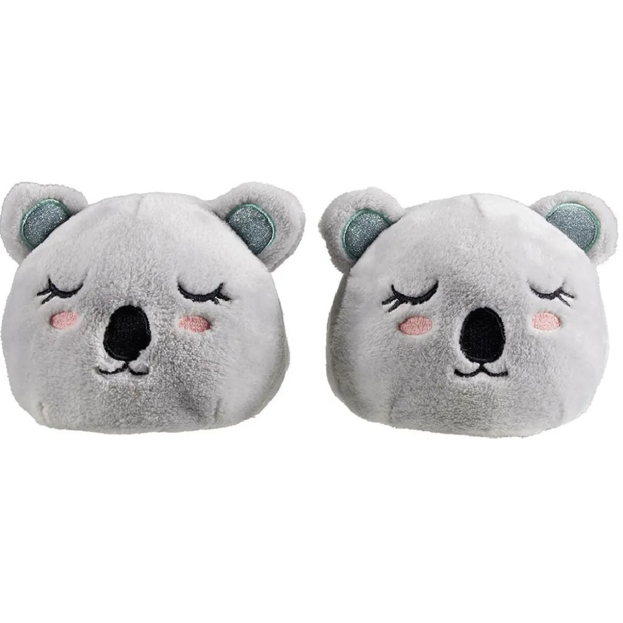 Chaussons adulte design panda gris