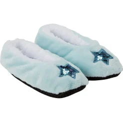Chaussons ballerines enfant étoile bleu